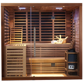 Artize Stove and Infrared Sauna 6 Person Bio Dual